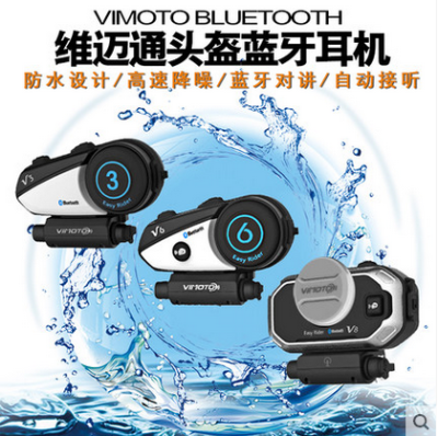 Vermont V3 V6 V8 Bluetooth Headset Waterproof
