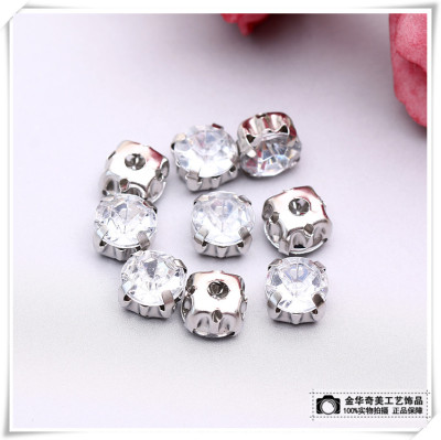 Acrylic claw drill diy jewelry material horse eye single claw drag diamond garment decoration accessories