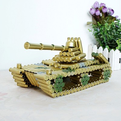 Copper crafts bullet shell crafts tank model