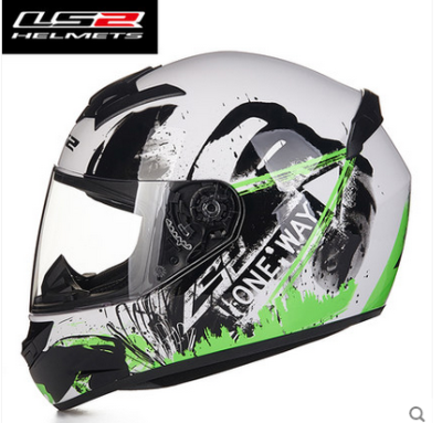 LS2 motorcycle helmet for men and women all seasons motorcycle fog - proof helmet cover