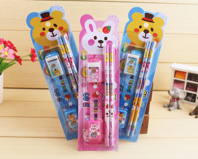 Stationery set for children student stationery prizes wholesale stationery set of 5 small gifts for students