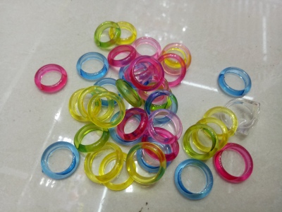 Acrylic plastic environmentally friendly ring ring