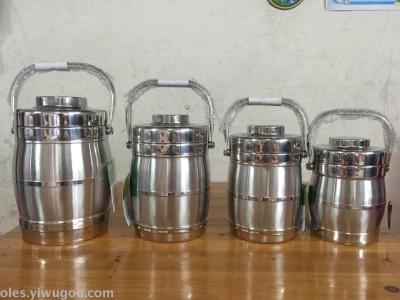 Stainless steel insulation to mention the pot, stainless steel insulation lunch boxes, put pot, stainless steel pot