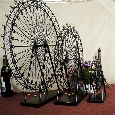 Vintage Iron Crafts Home Decoration Ferris Wheel Model