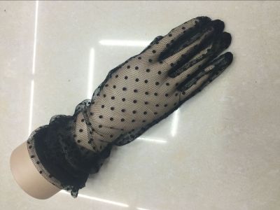 Lace Sun Protection Clothing Matching Gloves