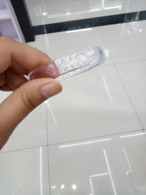 Acrylic Plastic Transparent open bracelet
