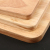 The original wooden rectangular dish steak plate has various specifications