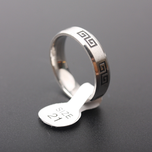 pudding small station domineering men‘s ring titanium steel ring trendy boys ring couple ring ten yuan boutique