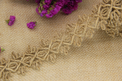 Lace-like hollow pattern tian lin decoration hemp hand DIY DIY decoration woven hemp rope