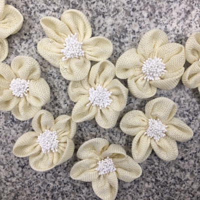 DIY natural linen flower accessories accessories shoes flower cap flower imitation small flowers