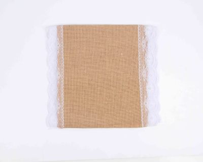 Jute cloth lace belt linen table flag chairs yarn Christmas party craft wedding decoration supplies