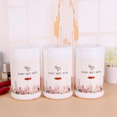 Hot style portable wet wipes in drum creative wet wipes drum 150 pieces of wet wipes volume car wet wipes wholesale