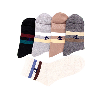 Autumn/winter style simple men's socks casual cotton socks