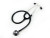 Medical stainless steel pediatric stethoscope for children