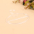 Factory Direct Sales Boutique Transparent Scarf Bracket Plastic round Double Layer Scarf Hook