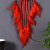 Wish AliExpress Hot Sale Red Feather Dream Catcher Hanging Ornament Bohemian Dreamcatcher