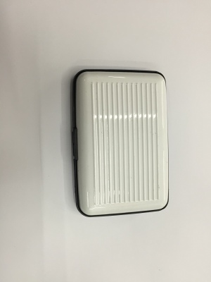 White plastic hard case card case card case card case