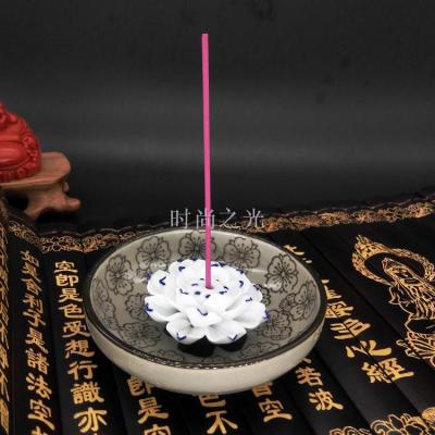 Ceramic bergamot lotus incense insert incense buner incense tray handicrafts incense wholesale buddhist supplies