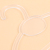 Factory Direct Sales Boutique Transparent Scarf Bracket Plastic round Double Layer Scarf Hook