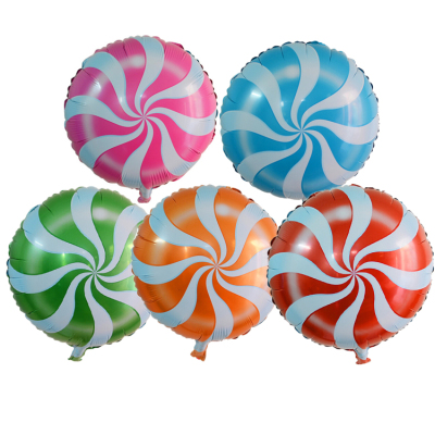 18 - inch round candy bar aluminum balloon children's birthday decorations windmill