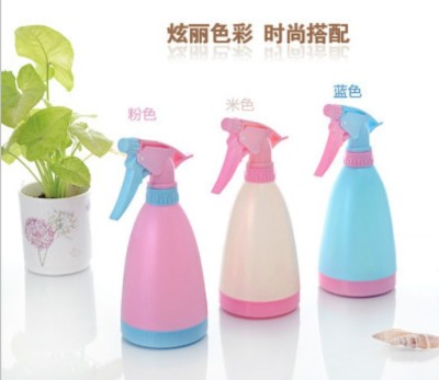 Gardening tools plastic candy color watering pot hand pressure water spray pot water spray bottle