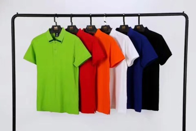 2020 Summer New Advertising Shirt T-shirt Polo Shirt Pique CVC