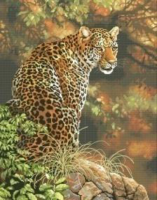 Foreign trade diamond painting cartoon animal tiger 40x50cm full drill cross stitch