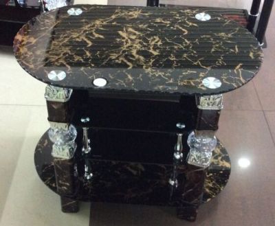Factory direct indoor multi - storey multi - style tempered glass coffee table leisure TV set leisure table