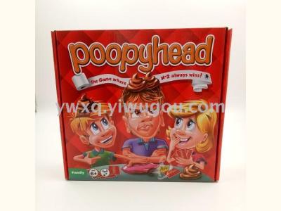 POOPYhead dirty action card game, chess card