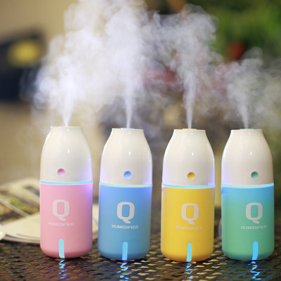 Q Bottle Humidifier USB Mini Humidifier Household Purifying Air Aromatherapy Humidifier