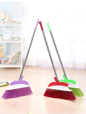 Apple-type broom plastic sweep to clean the tool stainless steel handle broom suit home good helper