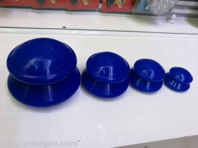 Silicone cupping rubber cans