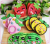 Kindergarten classroom decorates EVA baby expression fruit stickers teacher's blackboard evaluation wall stickers.