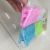 Fashion plastic clothing clip metal ring mix-color clip JH702