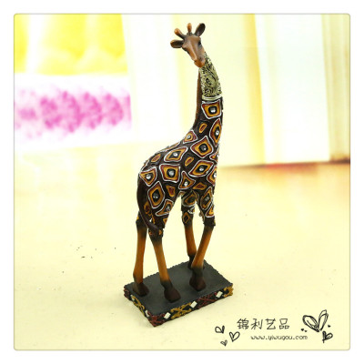 Resin crafts outdoor simulation animal simulation giraffe furnishings