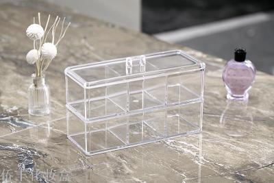Cosmetics box of Qiaofeng transparent plastic accessories box sf-1172