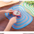 Transparent Flexible Environmentally Friendly Frosted Classification Cutting Board Plastic Chopping Board for Fruits