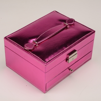 Guanyu new square portable double-layer jewelry box multi-functional storage jewelry box professional custom