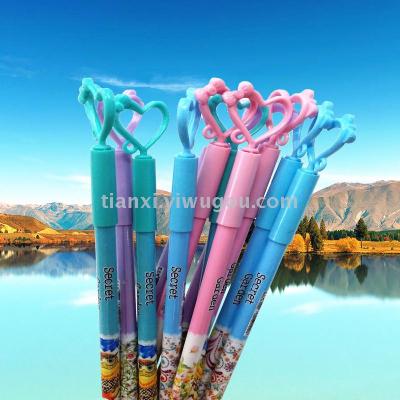 Cute styling pen love ball pen pen stationery simple ball pen