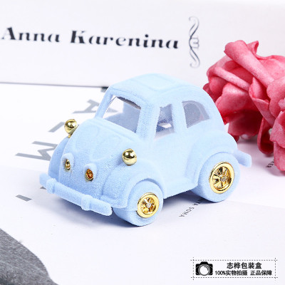 Creative cute cartoon car ring box jewelry box ear stud gift box car ring box