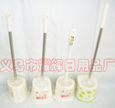 Manufacturer wholesale creative household toiletries clean brush toilet cleaning suit with toilet brush.