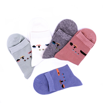 Liliang Foot Products Autumn and Winter Small House Women's Cotton Socks Warm Wool Socks