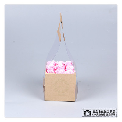 Creative simple paper box, gift box, square, gift box rectangular art small and fresh birthday.