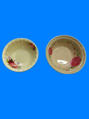 Melamine decal bowls are now in stock