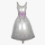 New bridal gown bridal gown bridal gown aluminum foil balloon