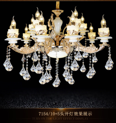 Factory direct sales LED candle chandelier crystal lamp glass chandelier crystal chandelier spot