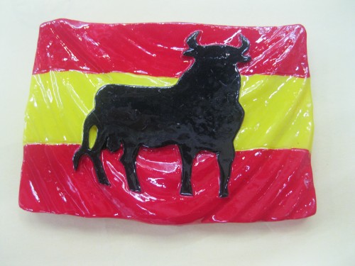 Spanish Flag Fridge Magnet