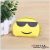 Classic cute yellow smiley face expression coin purses key hand bag.