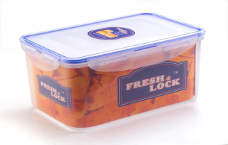 Lock Plastic Rectangular Crisper Sealed Food Refrigerator Storage Box Bento Box Microwave Oven Available