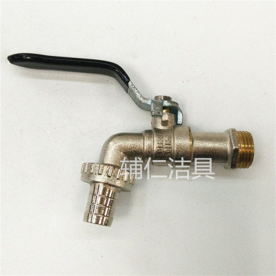 Malaysia Southeast Asia single cold faucet faucet copper plaster chrome washing machine faucet DN15